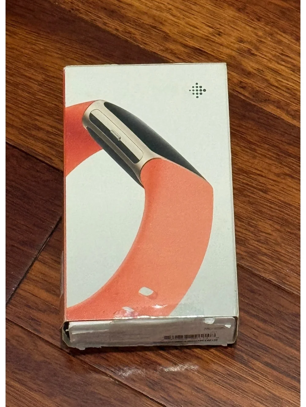 NEW! Fitbit Charge 6 Fitness Tracker with Champagne Gold Case and Coral Band
